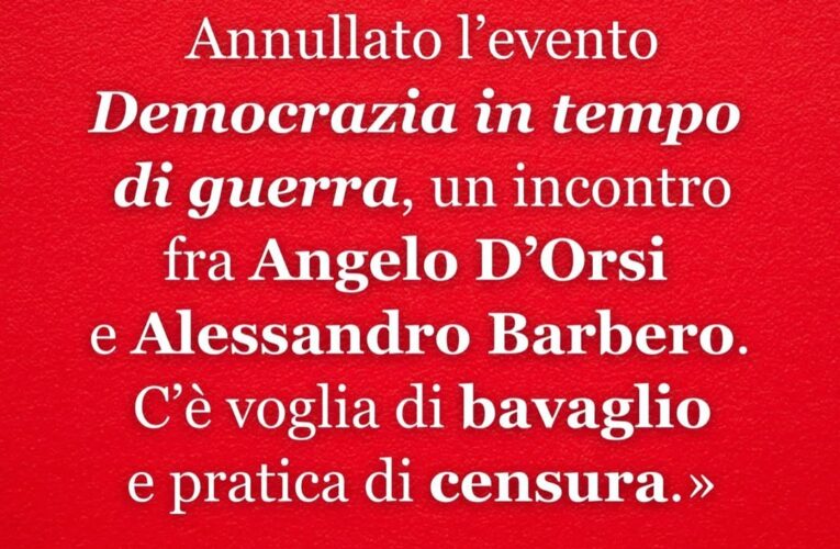 Lettera a Pagliarulo sul “caso” D’Orsi